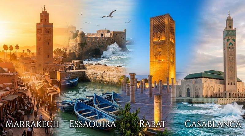 MARRAKECH-ESSAOUIRA-RABAT& CASA DECEMBRE 2026